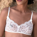 Miriam, Bridal Bralette in stretch lace - Ariane Delarue Lingerie