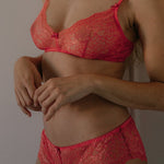 Penelope, stretch lace brief - Ariane Delarue Lingerie