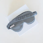 Sleep Eye-mask in grey satin - Ariane Delarue Lingerie