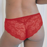 Aline Panty in Red lace - Ariane Delarue Lingerie