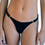 Camille Thong in Black: Effortless Elegance - Ariane Delarue Lingerie