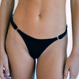 Camille Thong in Black: Effortless Elegance - Ariane Delarue Lingerie