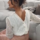Marina Lace Blouse — Svetlana K Paris - Ariane Delarue Lingerie
