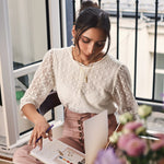 Marina Lace Blouse — Svetlana K Paris - Ariane Delarue Lingerie